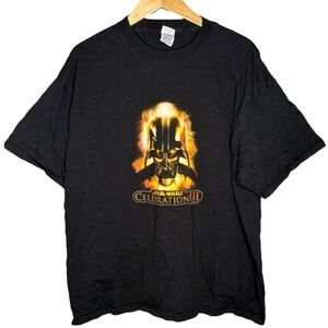 Vintage star wars short sleeve shirt xl graphic tee celebration 3 Darth Vader